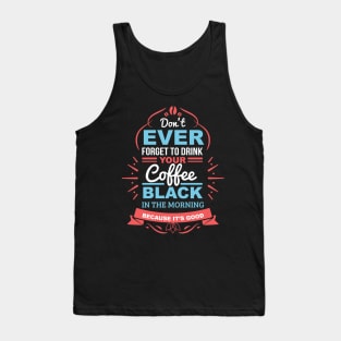 drink coffe in typhography Tank Top